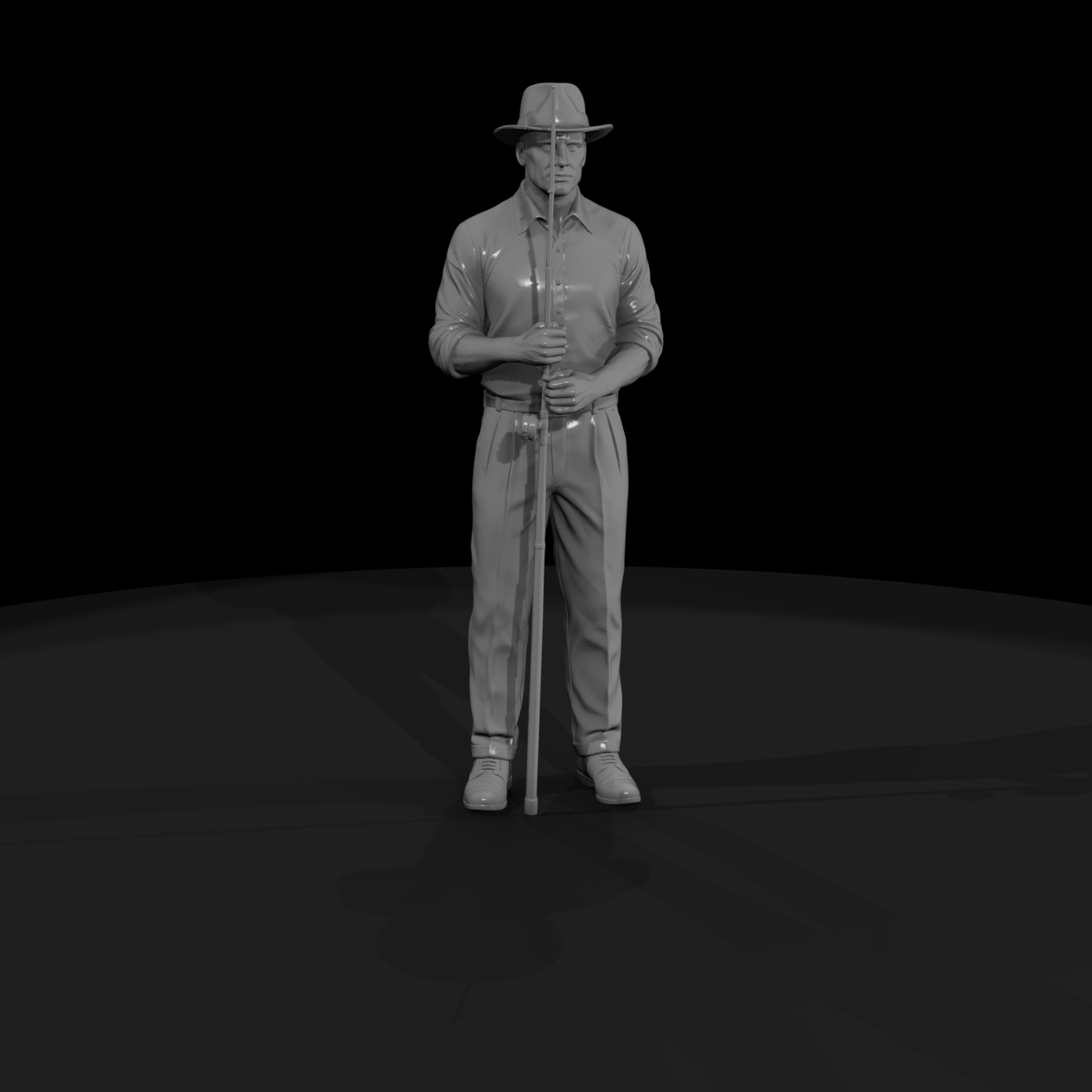 1930s Fisherman Figure