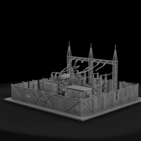 Fenced Electrical Substation Compound — thumbnail 3