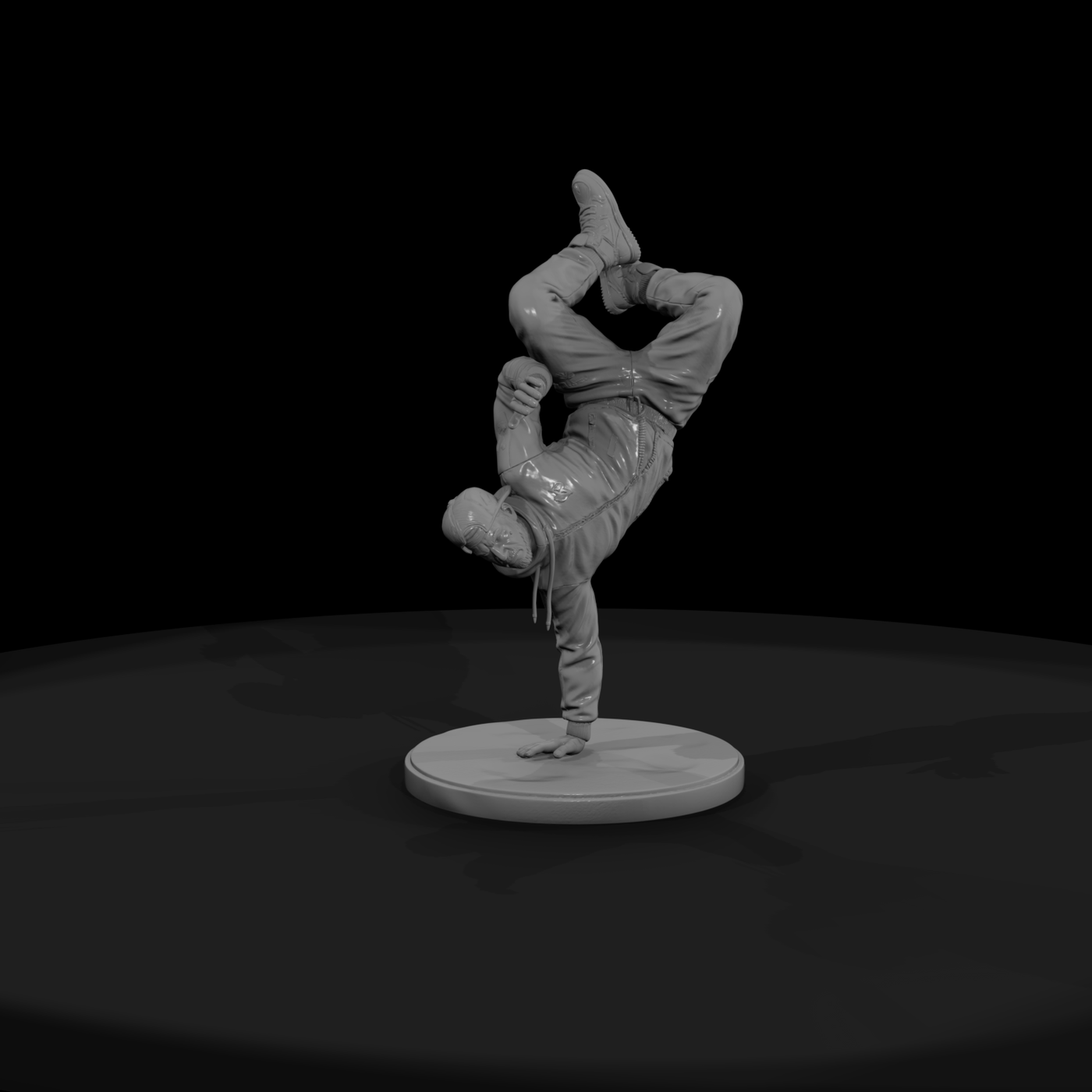 Breakdancer Freeze Pose