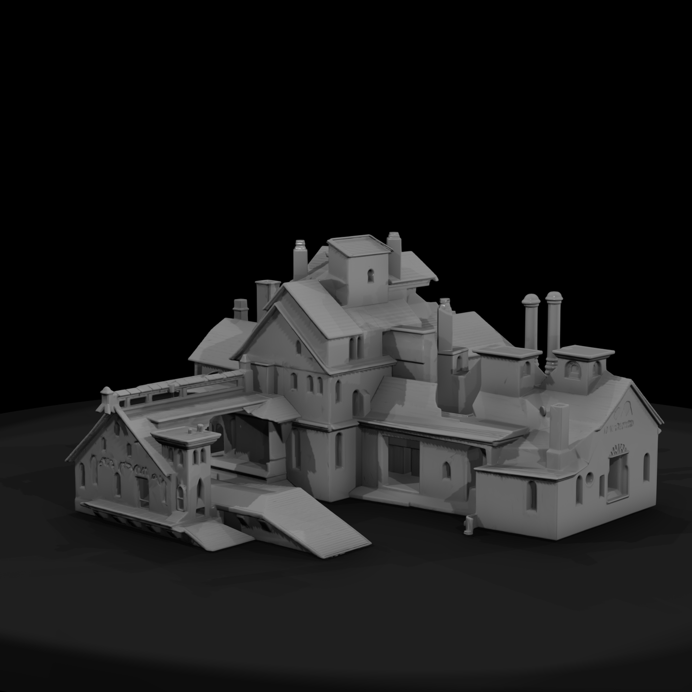 Victorian Industrial Railway Station