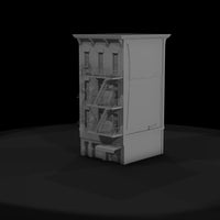 new-york-tenement-building-tileable-diorama-facade-304496 — thumbnail 3