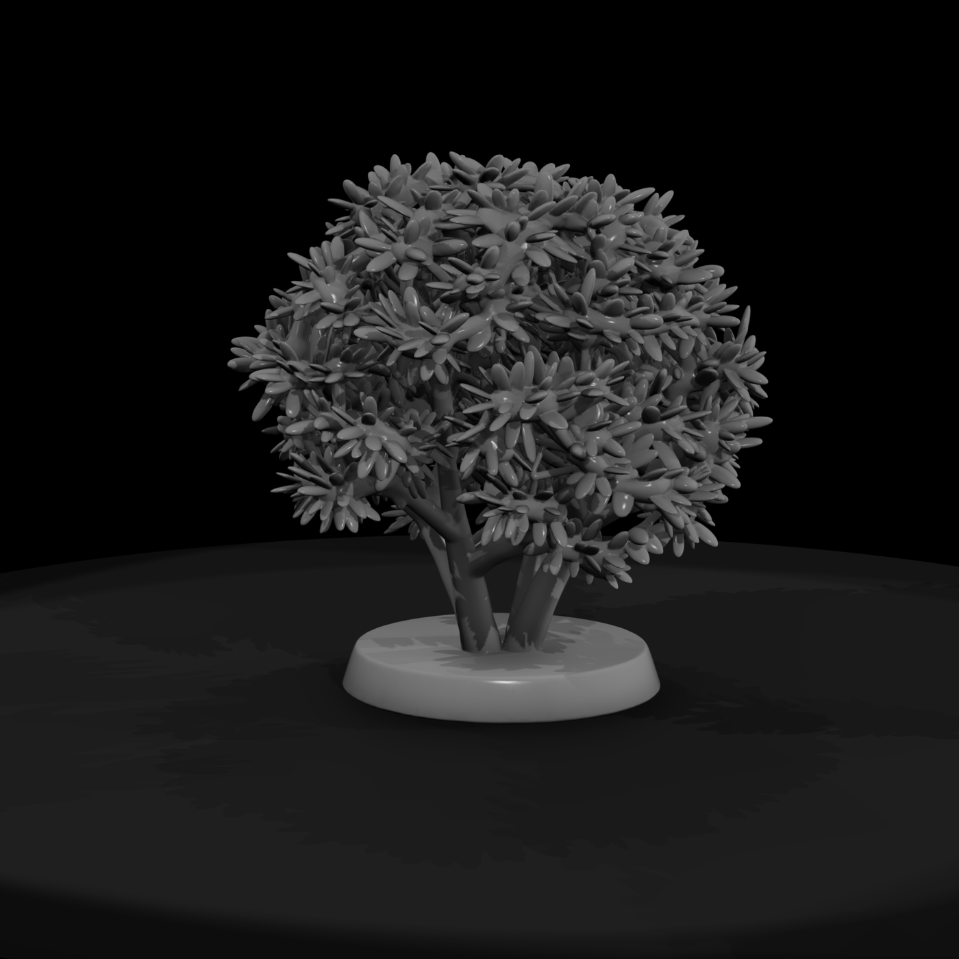 Stylized Topiary Bush
