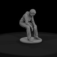Slumped Seated Man — thumbnail 3