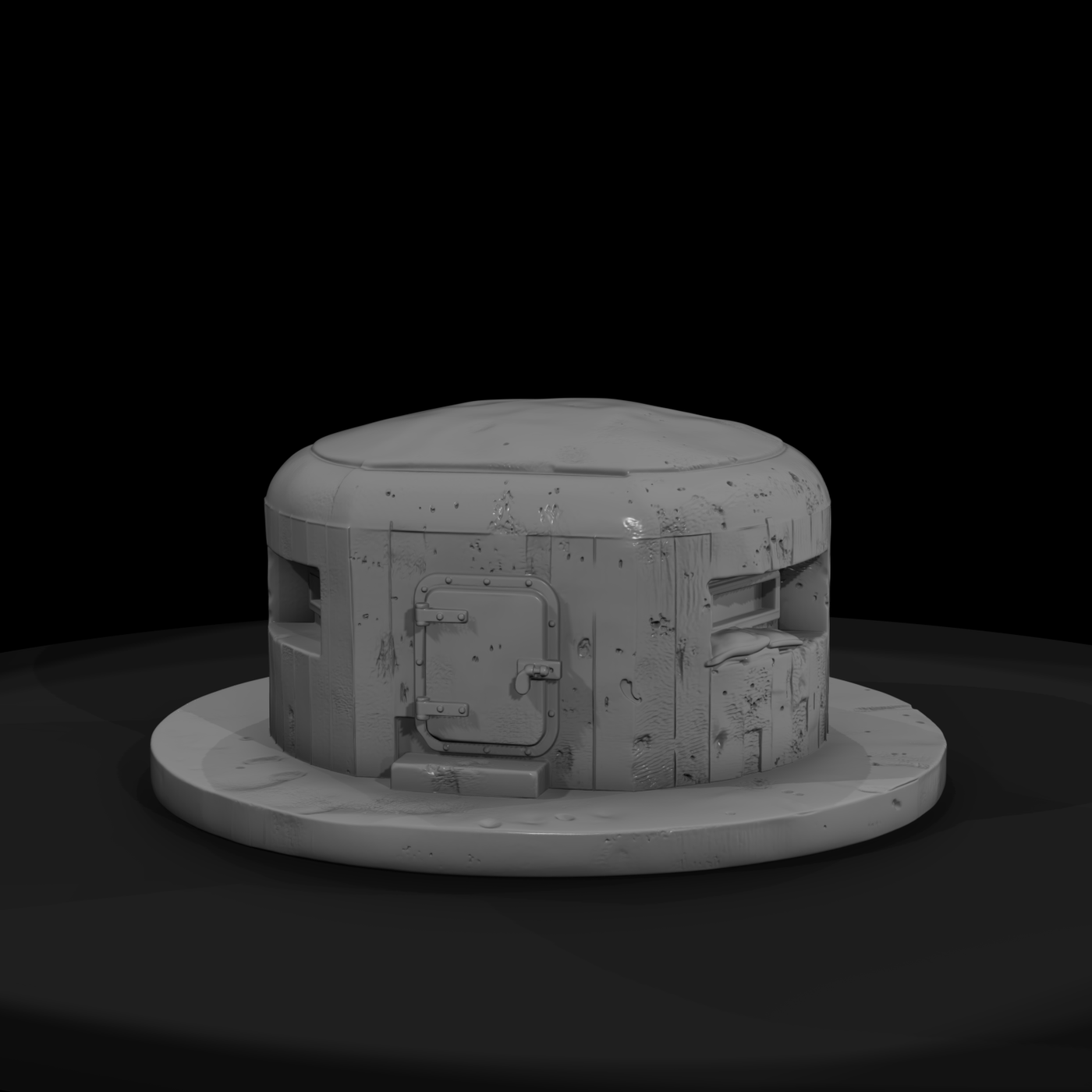 WWII Pacific Reinforced Pillbox
