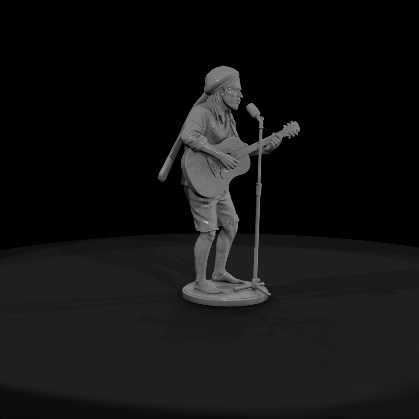 Poparc 0183 Reggae Beach Singer Alternate Pose