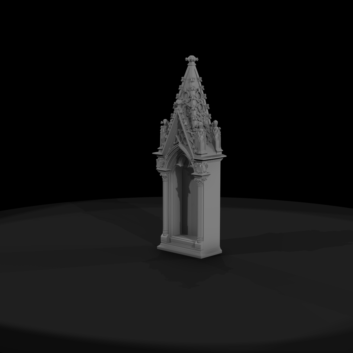 Ornate Gothic Chapel Niche — Shrine and Layouts
