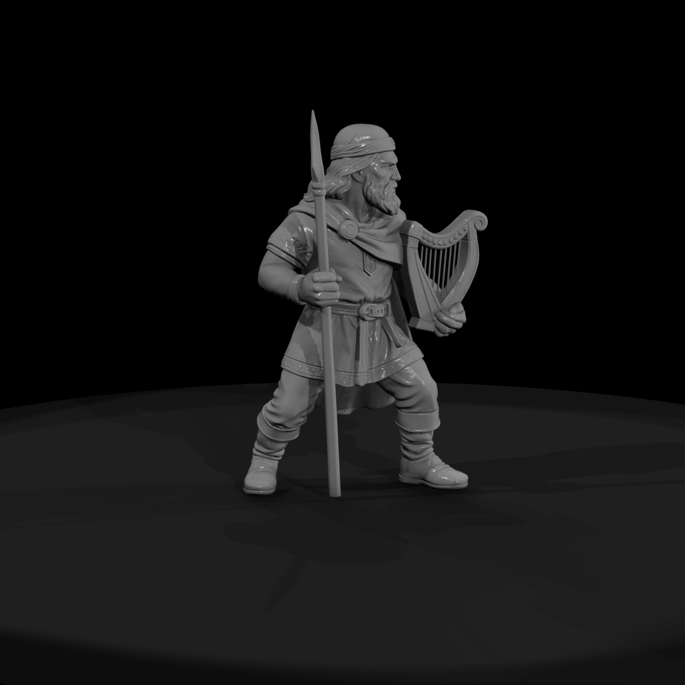 Myth 0409 Mythology Oisin Miniature Figure
