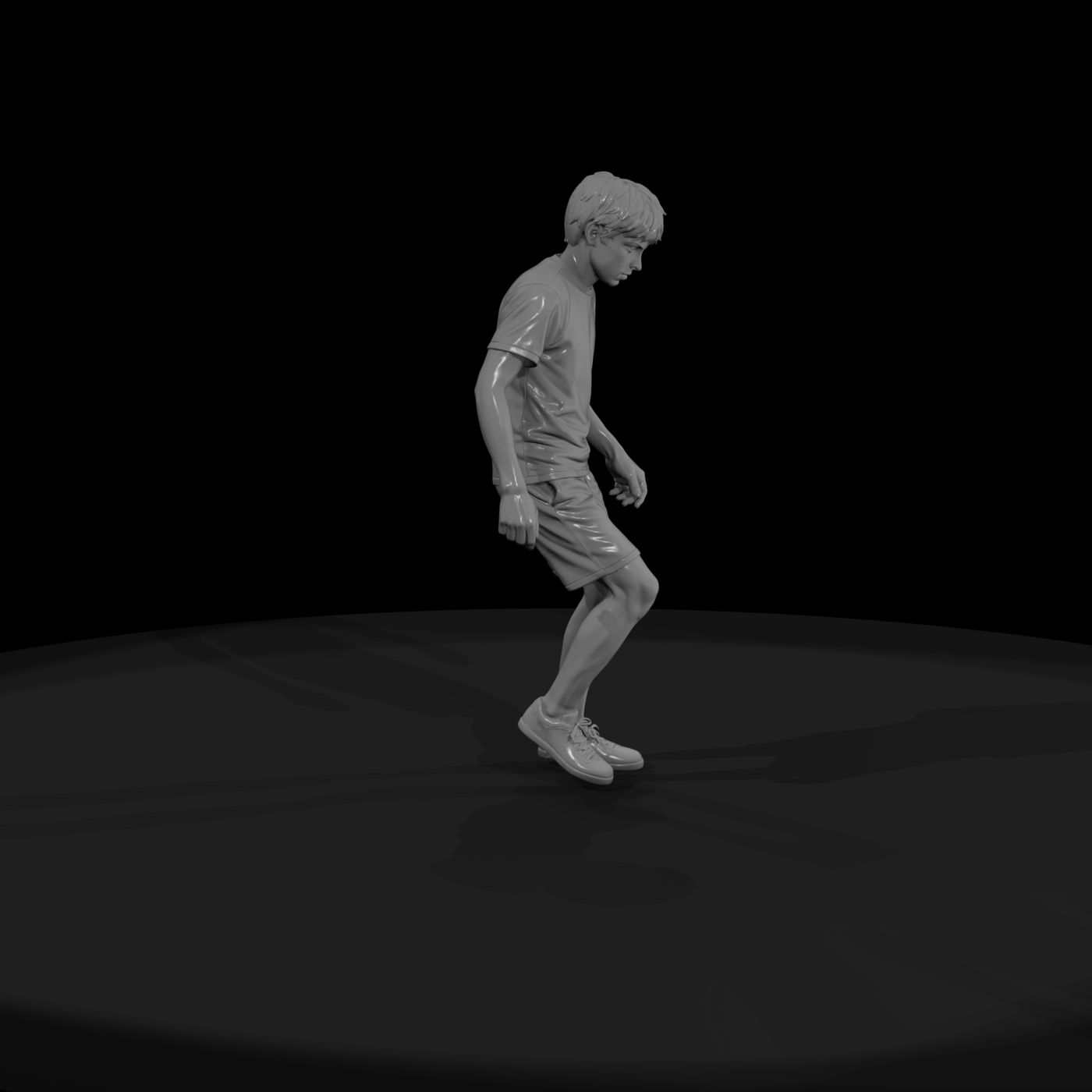 Teen Hacky Sack Player