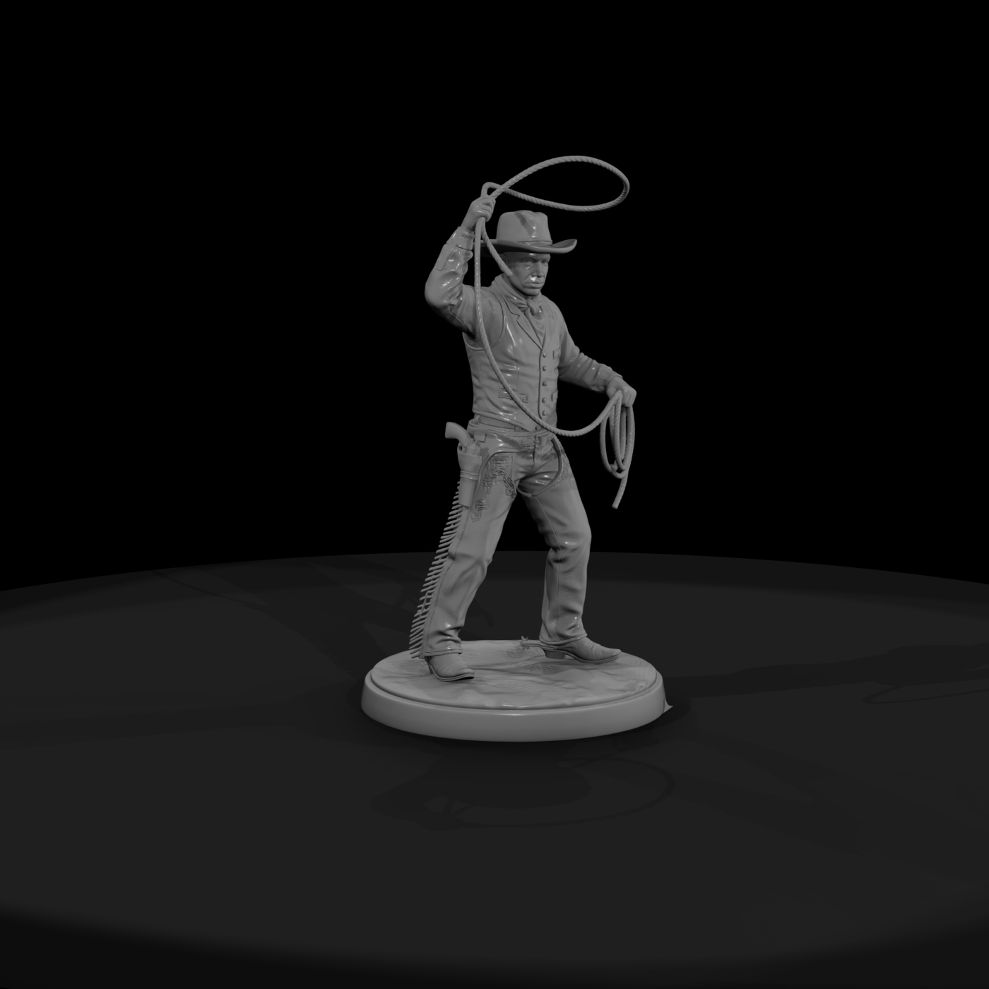 Ww 0107 Townsfolk Black Cowboy
