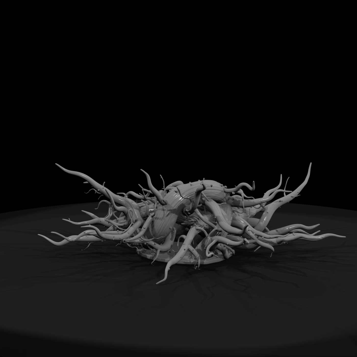 Stylized Gnarled Tree Roots — Terrain Scatter