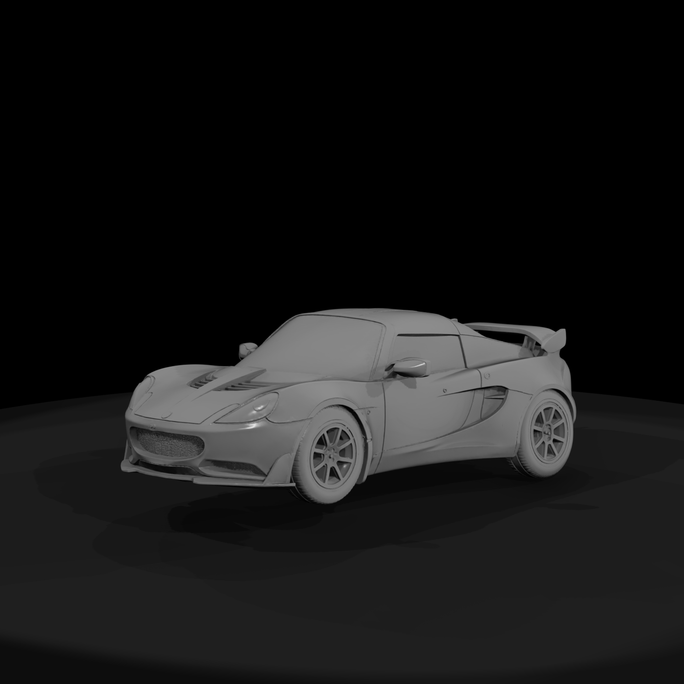 Track Sports Car ( Clay Study)