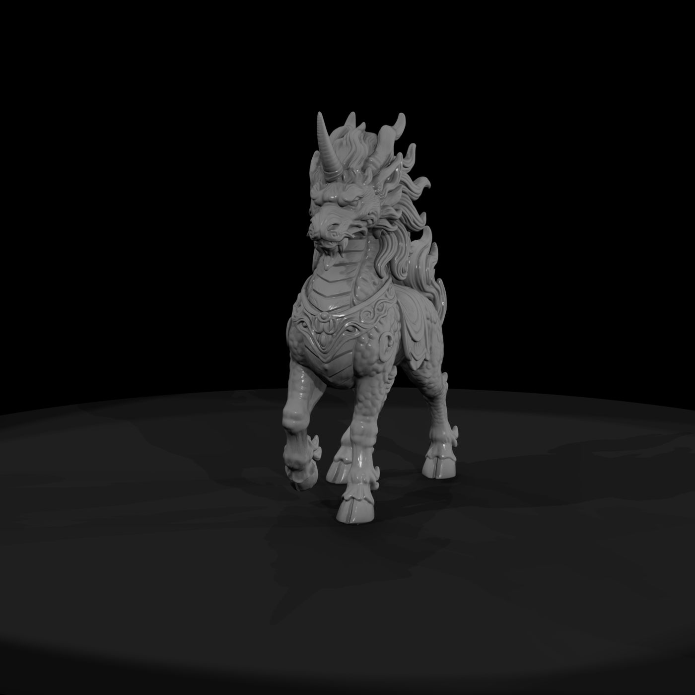 Myth 0469 Mythology Kirins Kirin Guardian Miniatur