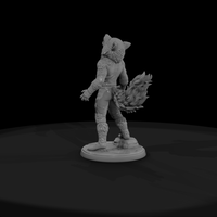 Anthropomorphic Wolf Character Figure — thumbnail 3