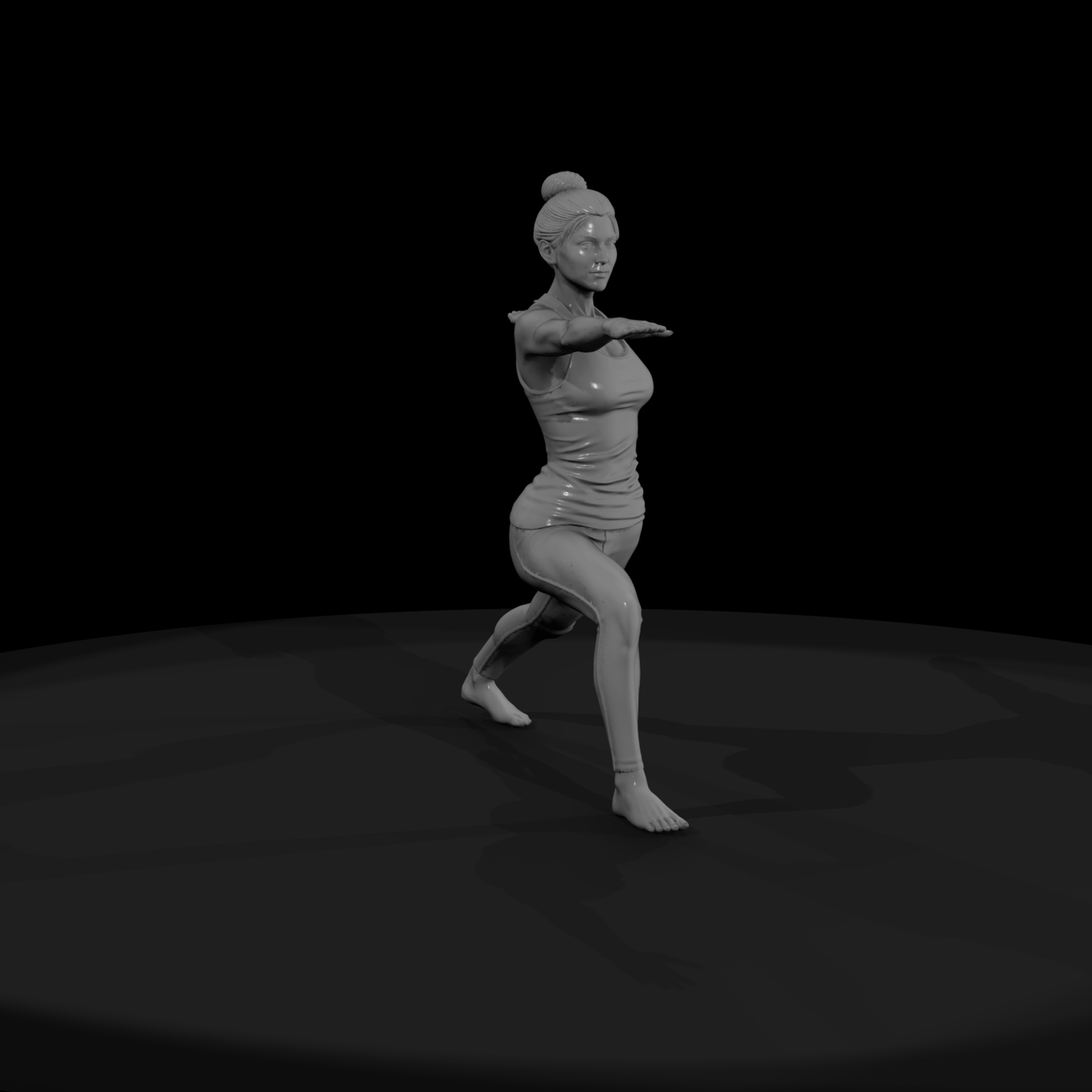 0088 Sports Yoga Warrior