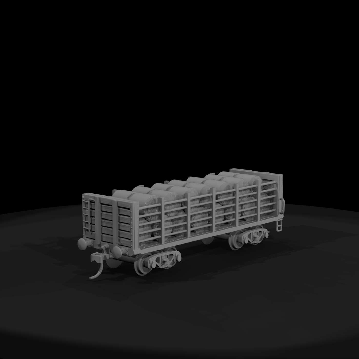 20260612 Model Flatcar Hay Bales 4325Fafaf0