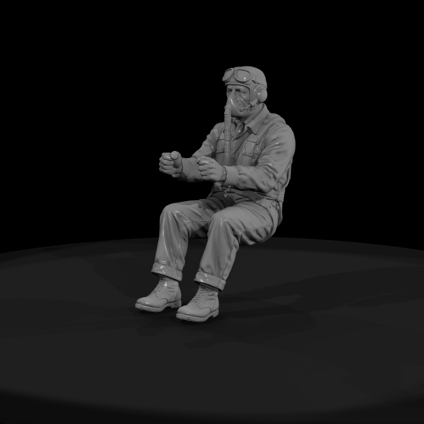 Ww2 Usaaf 057 Wwii U S Army Air Forces Pilot Figur