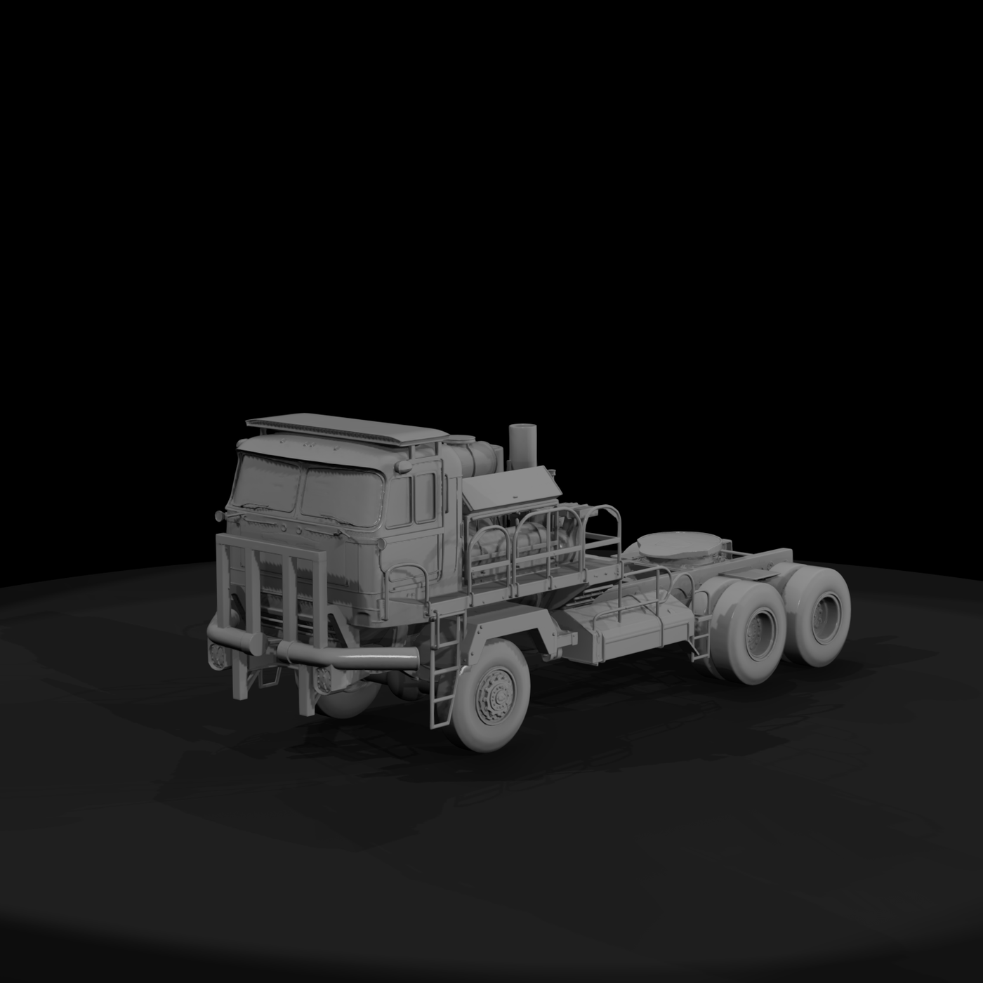 Military 6x6 Cabover Semi Truck — Tractor Unit