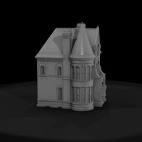 victorian_gothic_stone_mansion_3d_asset — thumbnail 2