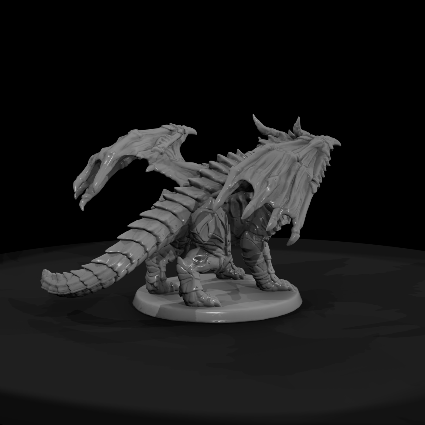 Obsidian Plate Armored Drake