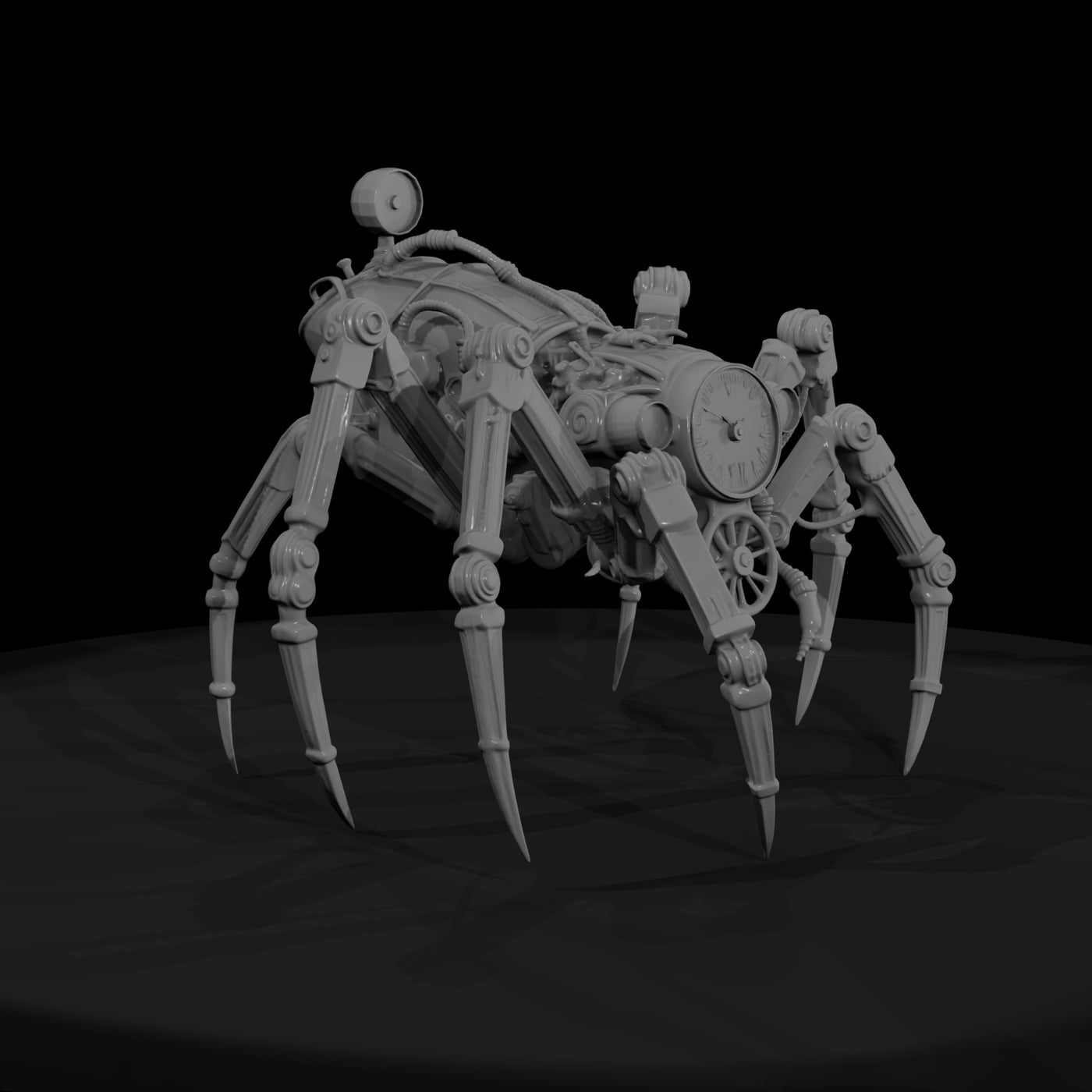 nightmare-clockwork-creatures-giant-clockwork-spider