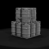 stacked-pallet-of-beer-kegs-3d-printable-456103 — thumbnail 2