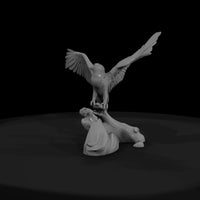 stylized-eagle-sculpture-perched-miniature-for-dioramas-051359 — thumbnail 3