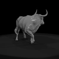 bull-with-large-horns-diorama-miniature-501044 — thumbnail 3