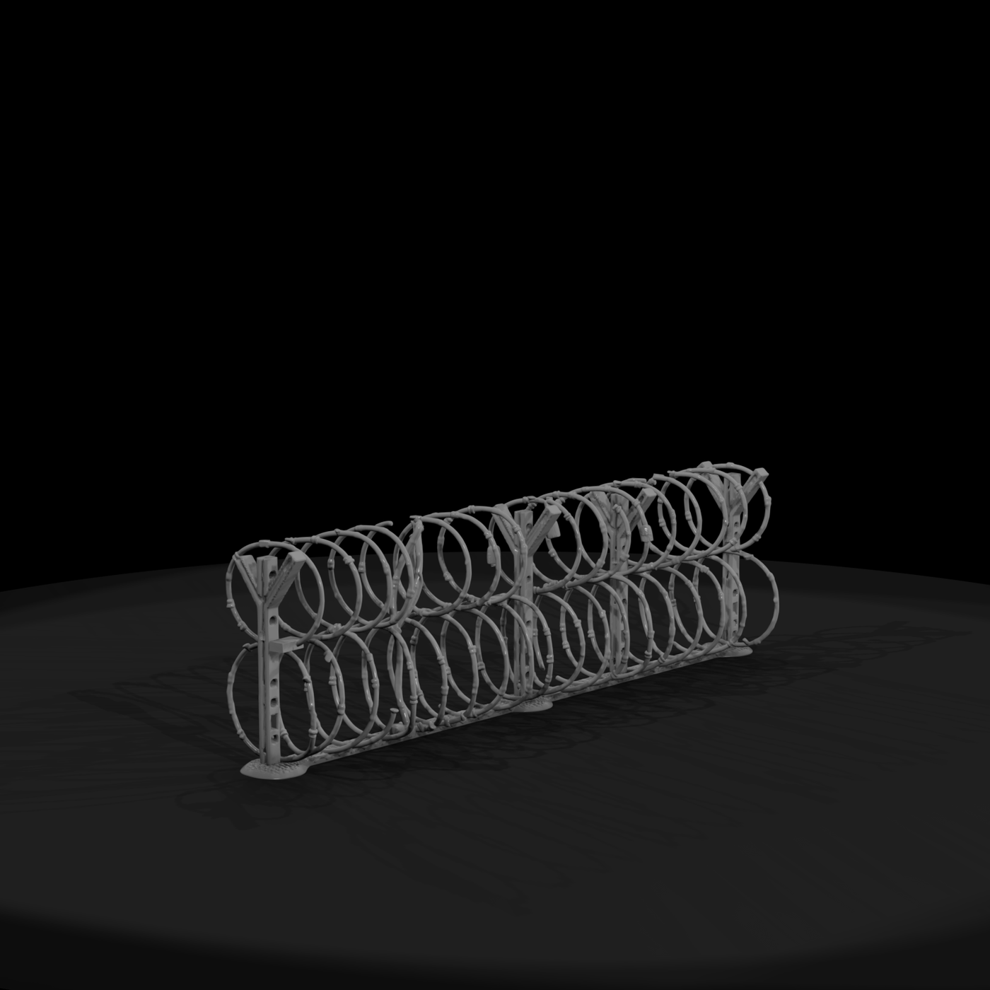 Concertina Wire Barrier Section