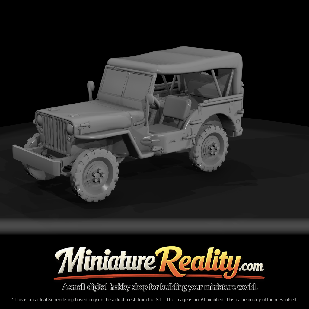 WWII Willys Jeep with Canvas Top