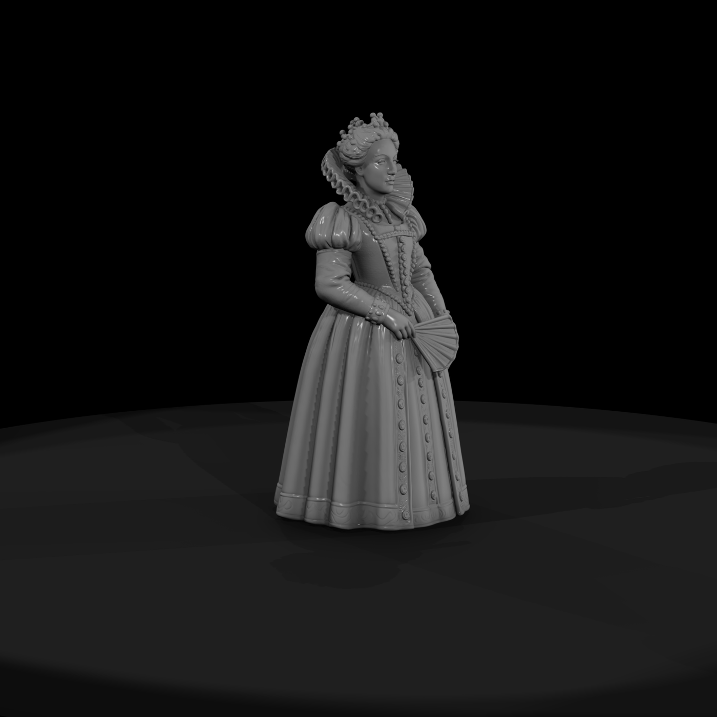 Hist 0099 Historical Elizabeth I Miniature Figure