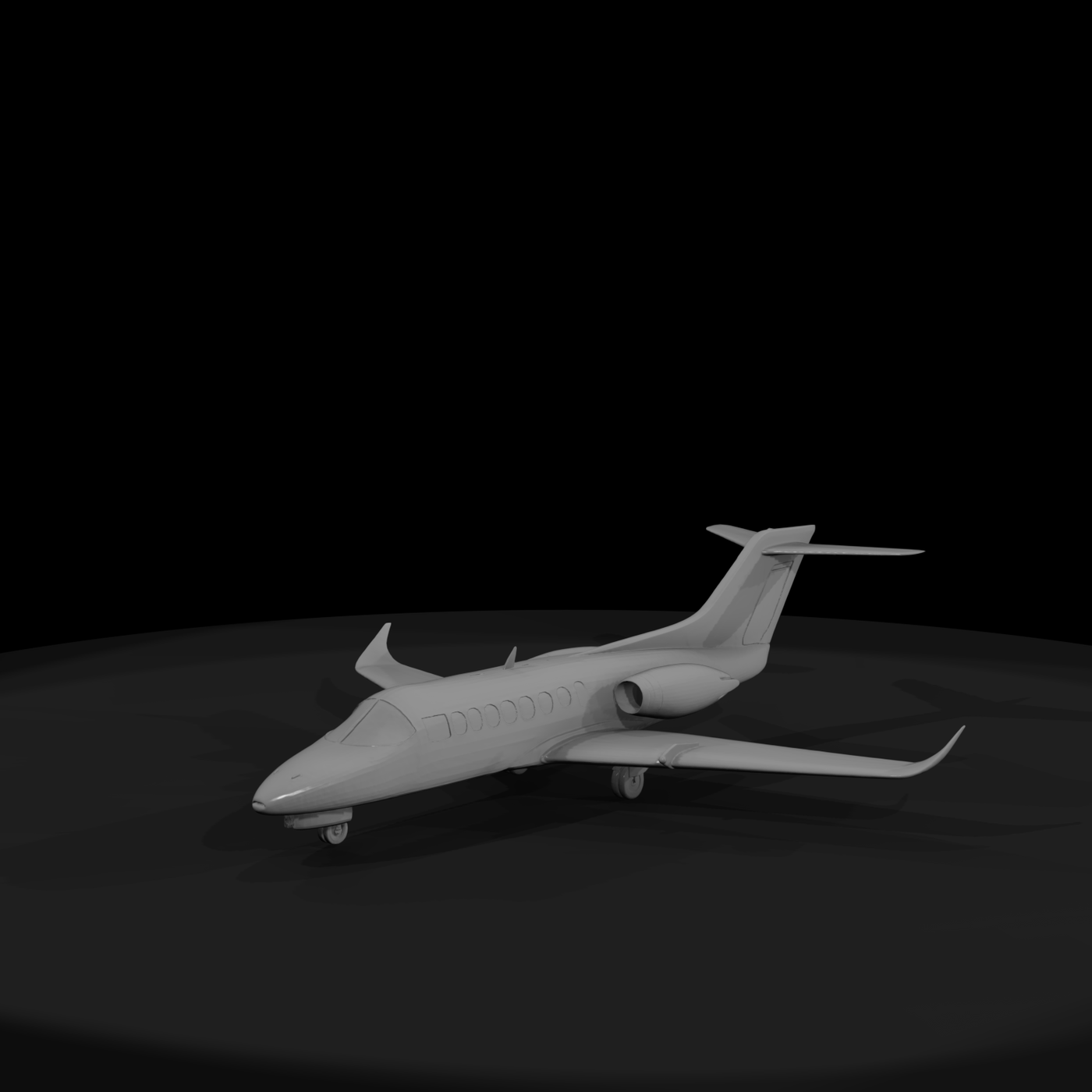 Twin-Engine Corporate Jet