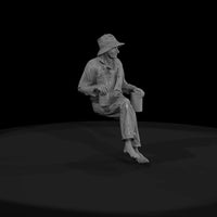 1920-40s-hobos-man-with-mug-3d — thumbnail 4