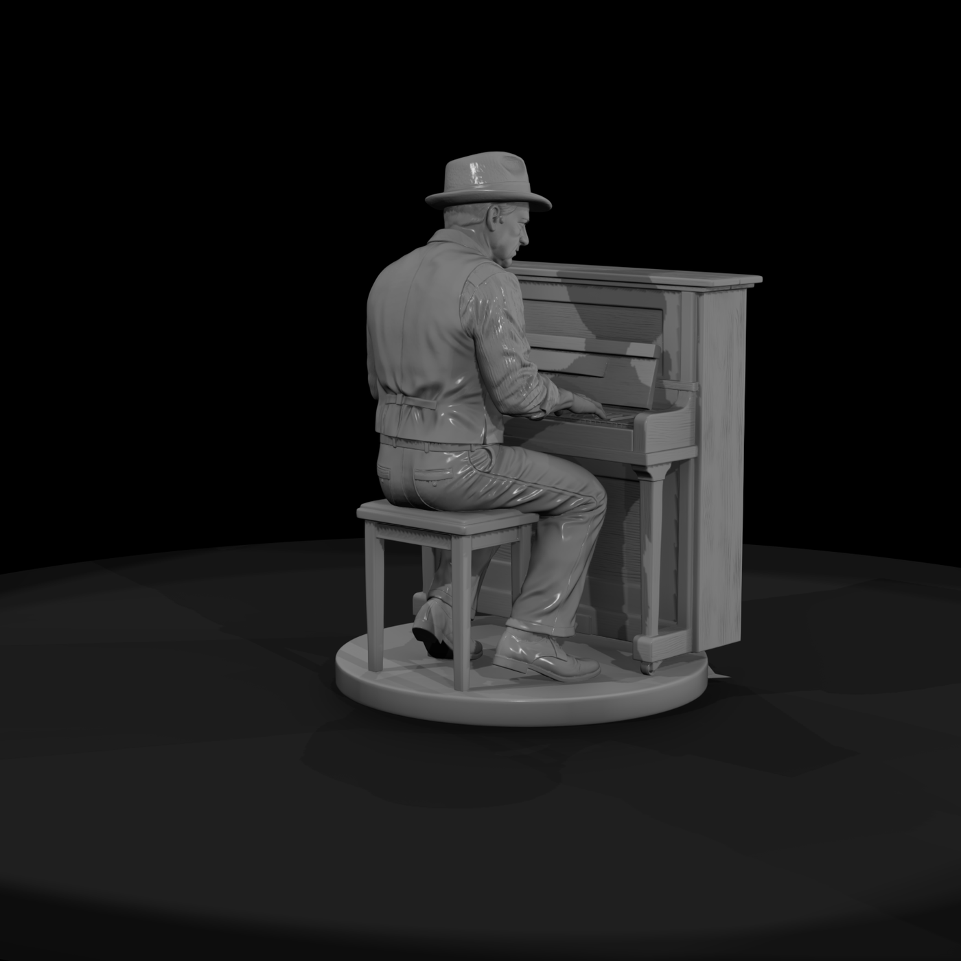Bnd 121 Blues Band Piano