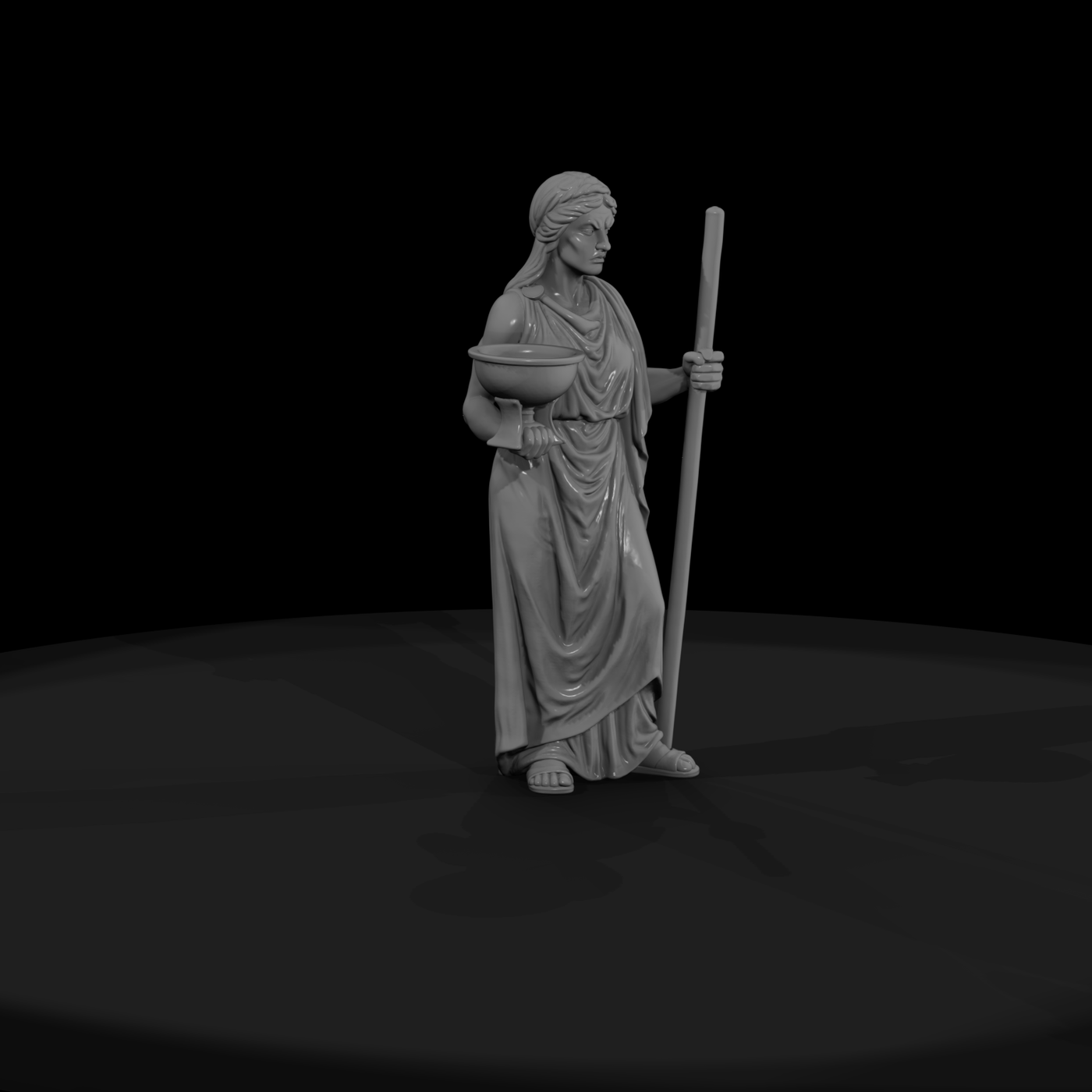 Myth 0293 Mythology Oracle Of Delphi Miniature Fig