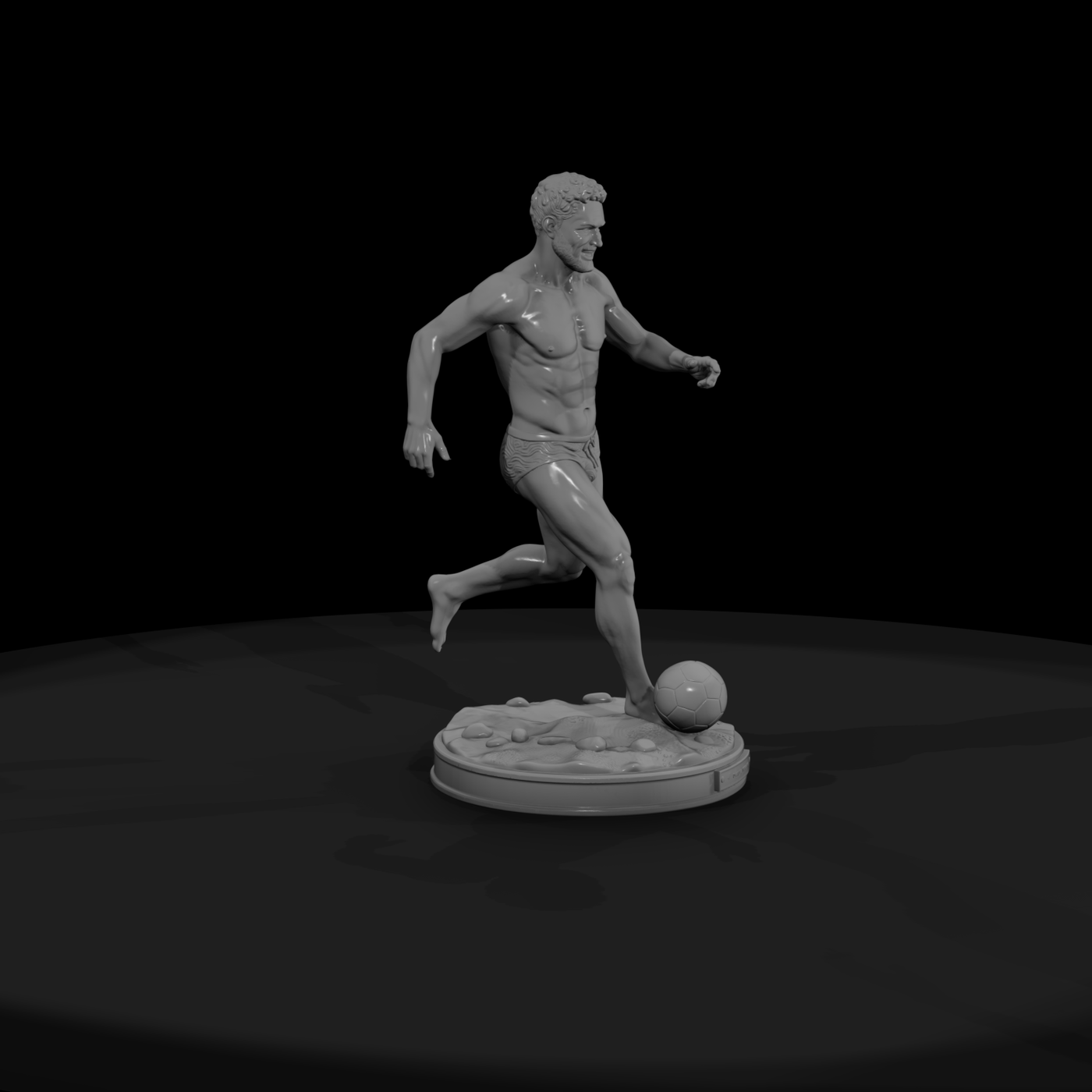 Bch 008 Man Beach Soccer Dribble