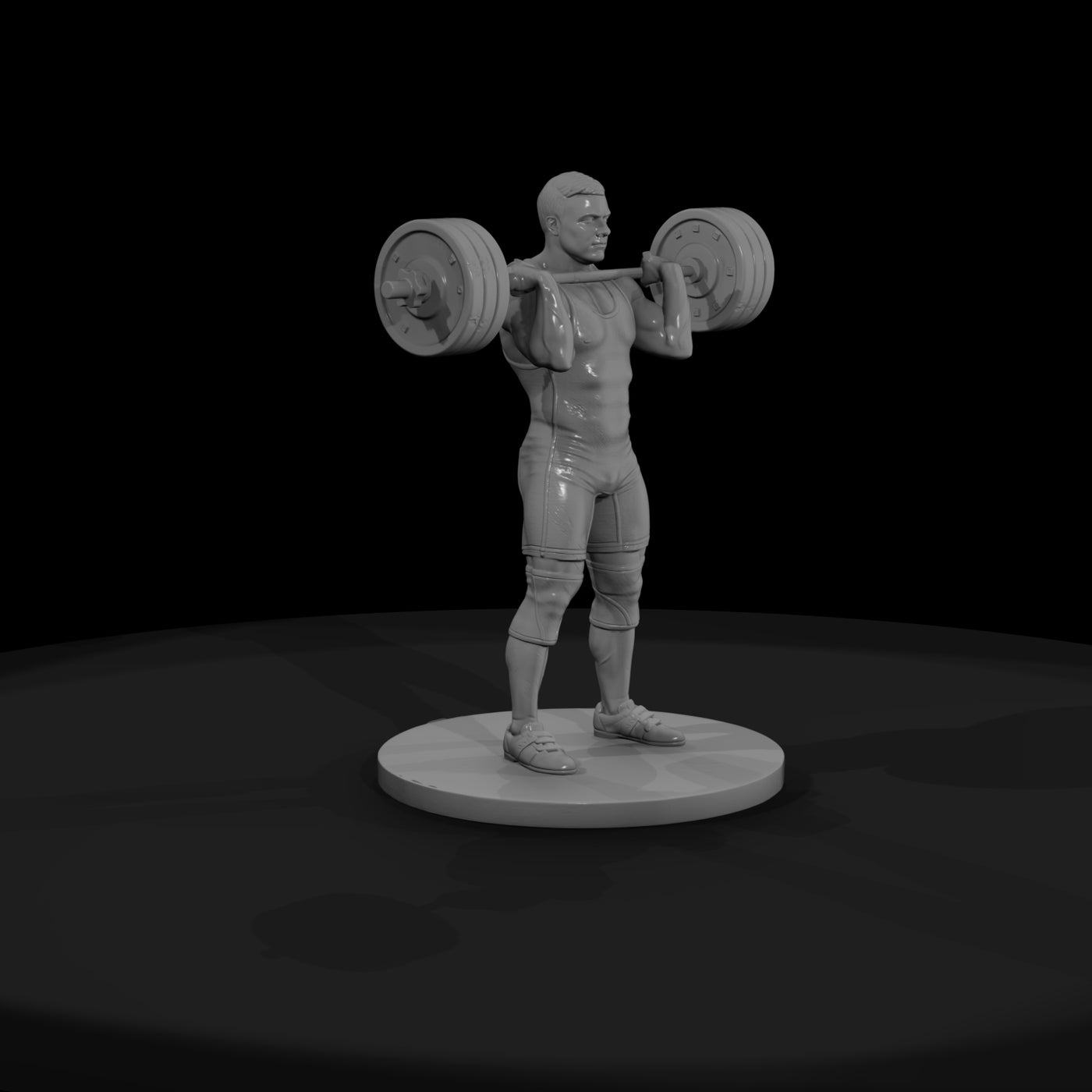 poparc-0271-weightlifter-clean-pose