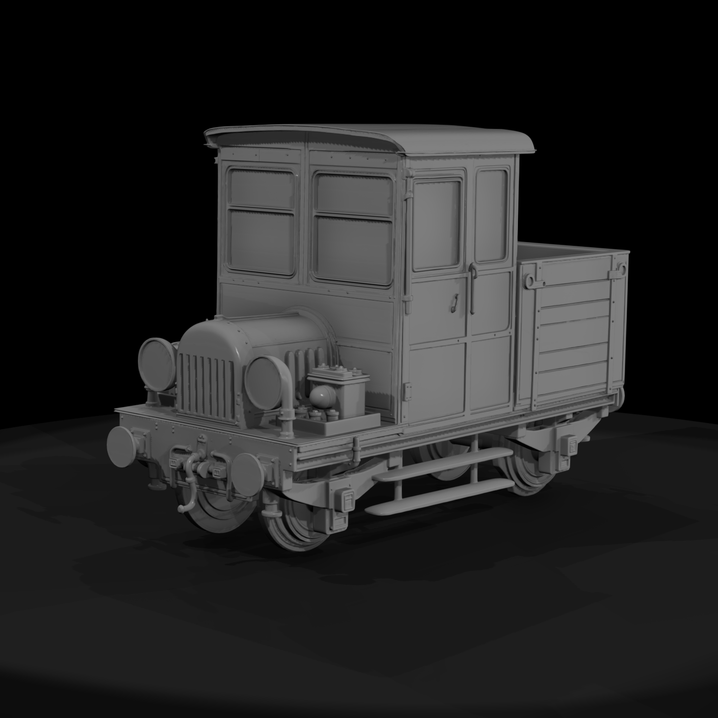 Vintage Rail Truck Locomotive