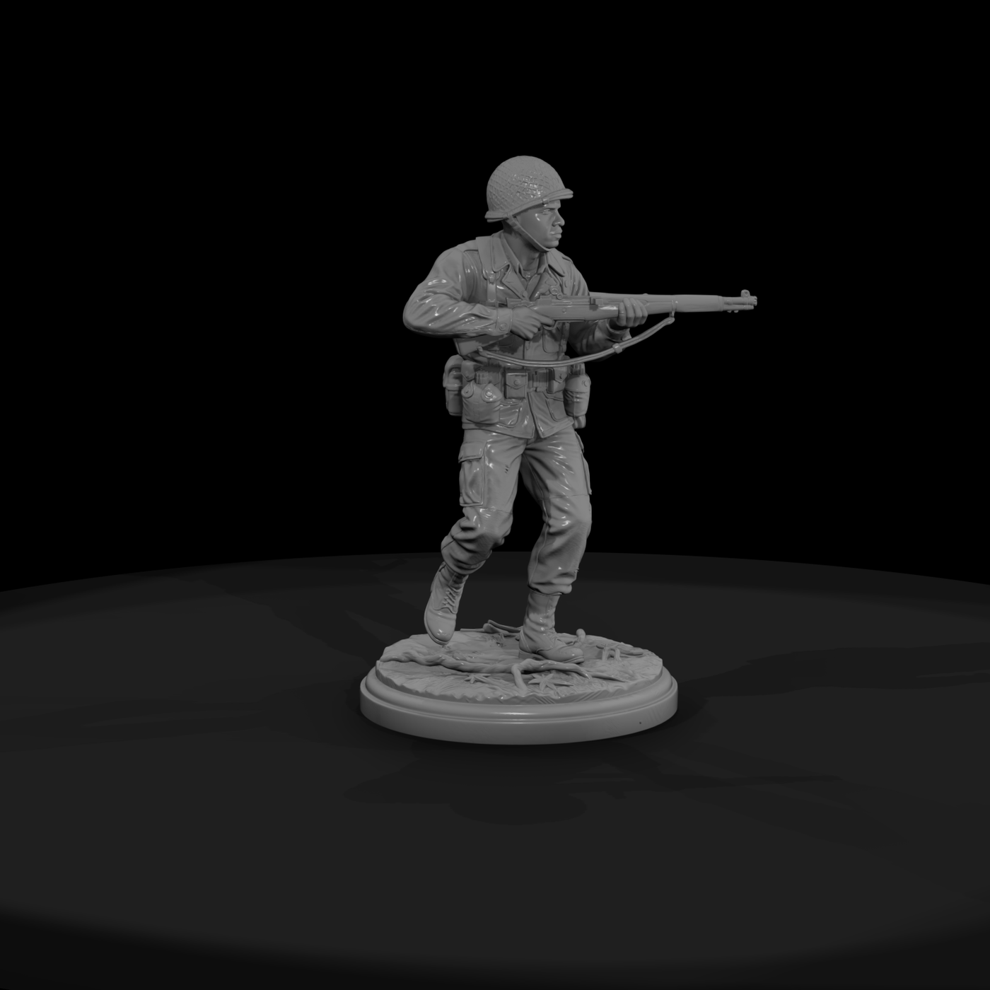 Ww2H 045 United States 93Rd Infantry Rifleman