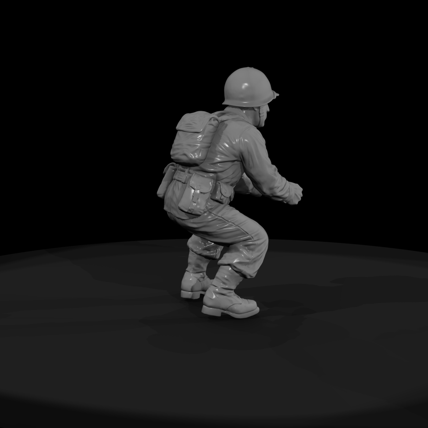 Ww2 Army 087 Wwii U S Army Mortar Crewman Figure