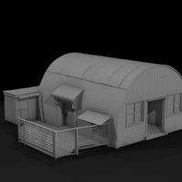 quonset-hut-with-lean-to-ho-scale-1-87-343912 — thumbnail 2