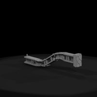 damaged-industrial-i-beam-scatter-warped-steel-diorama-prop-222448 — thumbnail 3