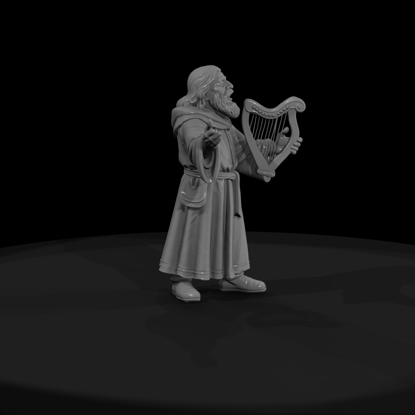 Myth 0406 Mythology Taliesin Miniature Figure