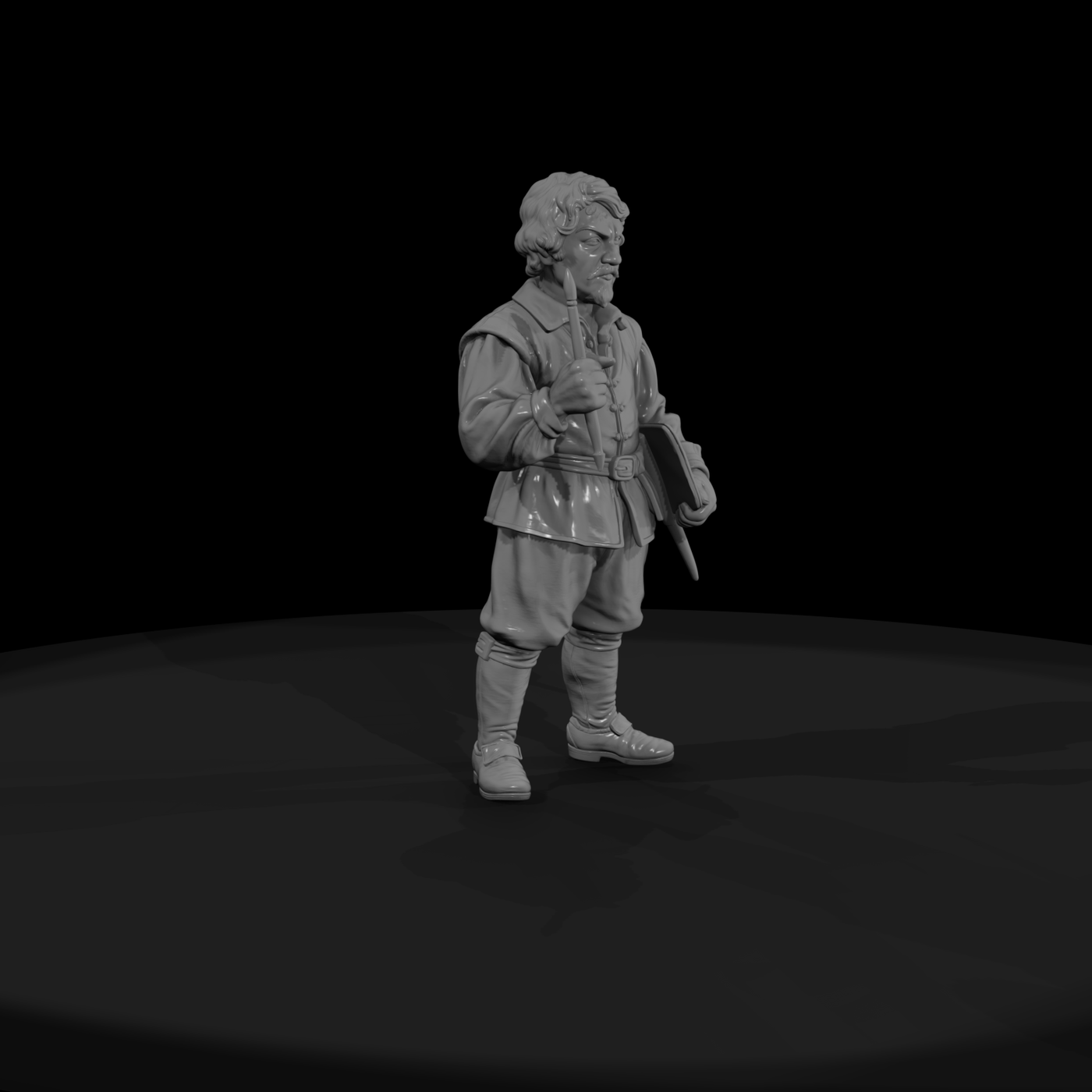 Hist 0125 Historical Caravaggio Miniature Figure