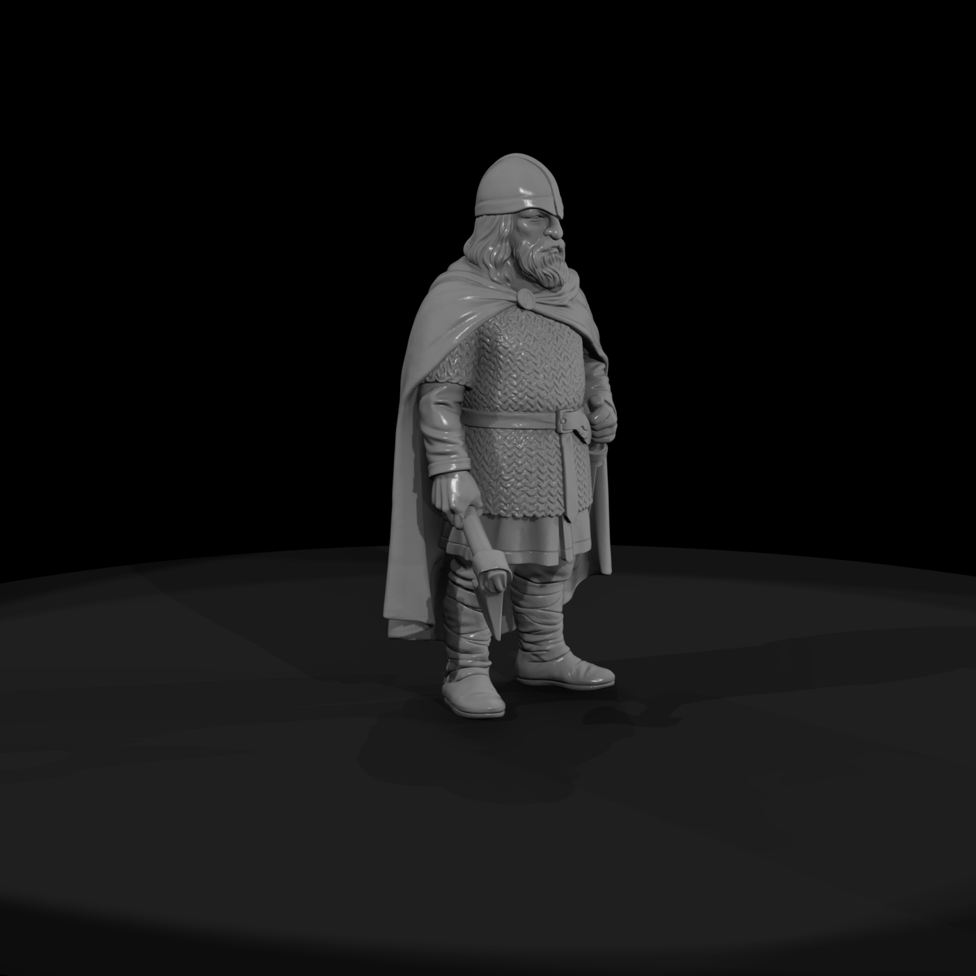Hist 0091 Historical Harald Hardrada Miniature Fig