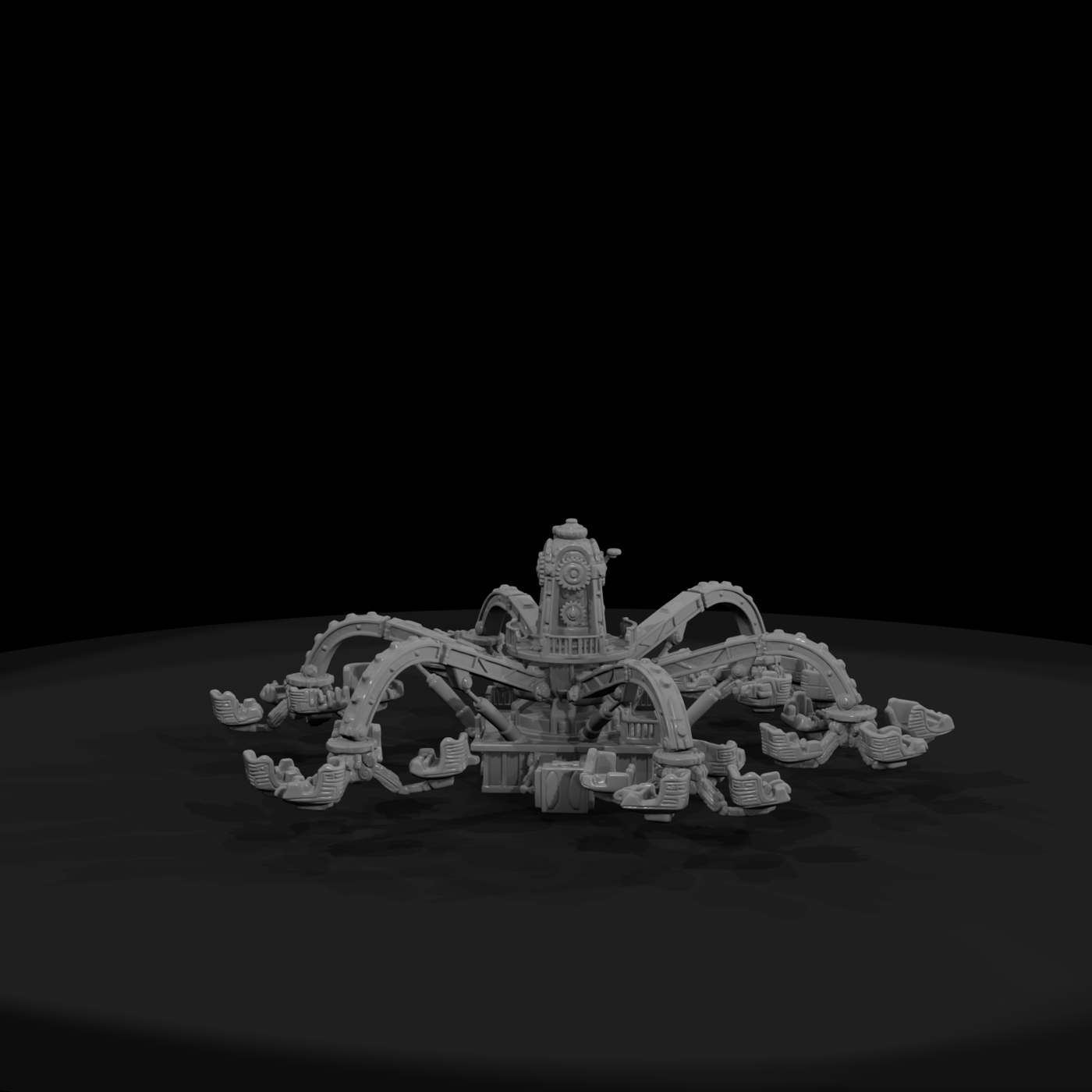 Octopus Fairground Spinning Ride
