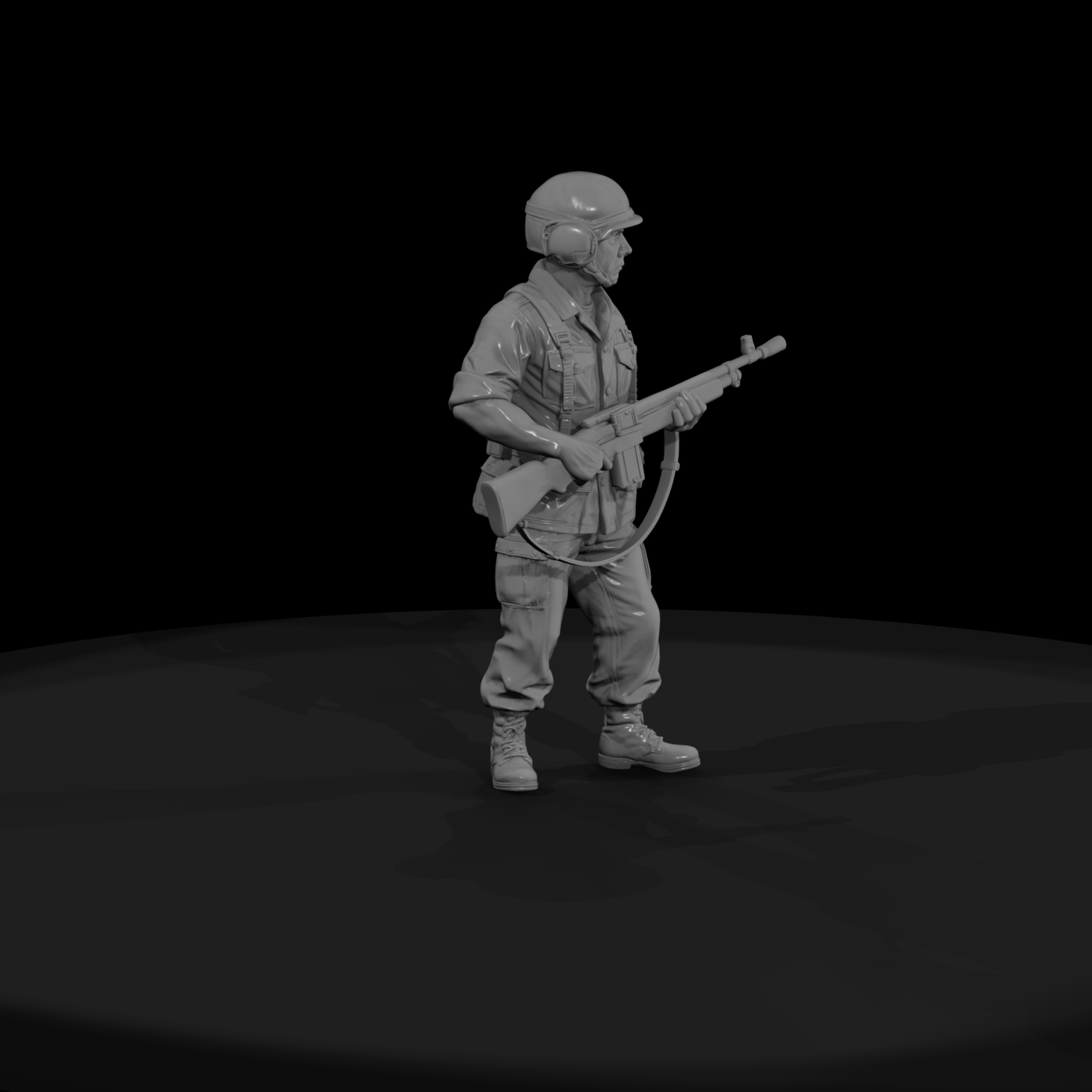 Vn Army 082 Vietnam U S Army Automatic Rifleman Fi