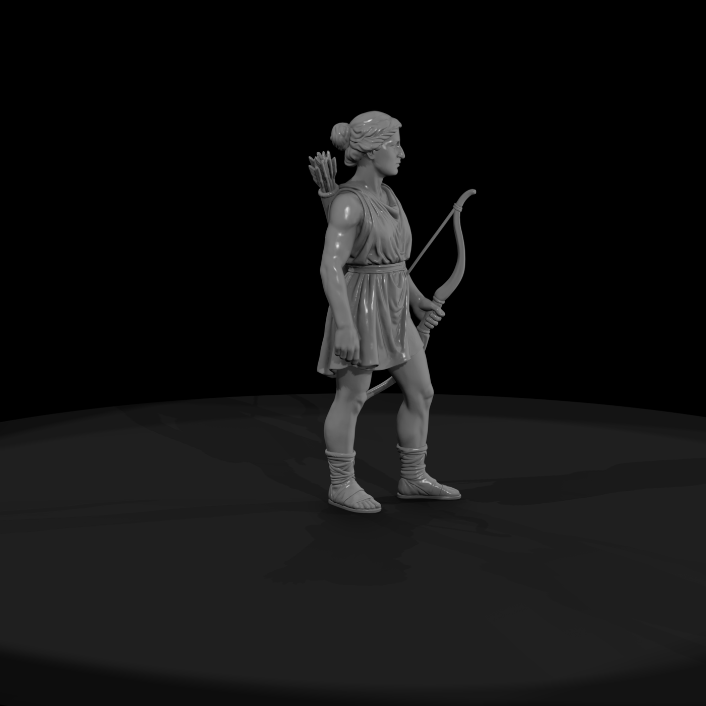 Myth 0255 Mythology Artemis Miniature Figure