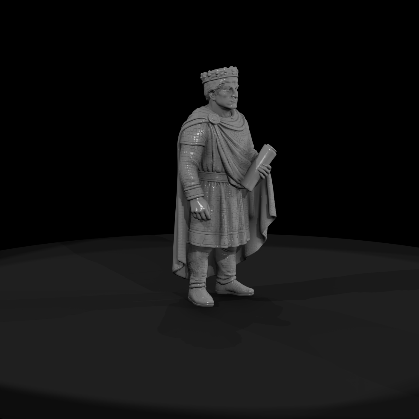 Hist 0042 Historical Justinian I Miniature Figure