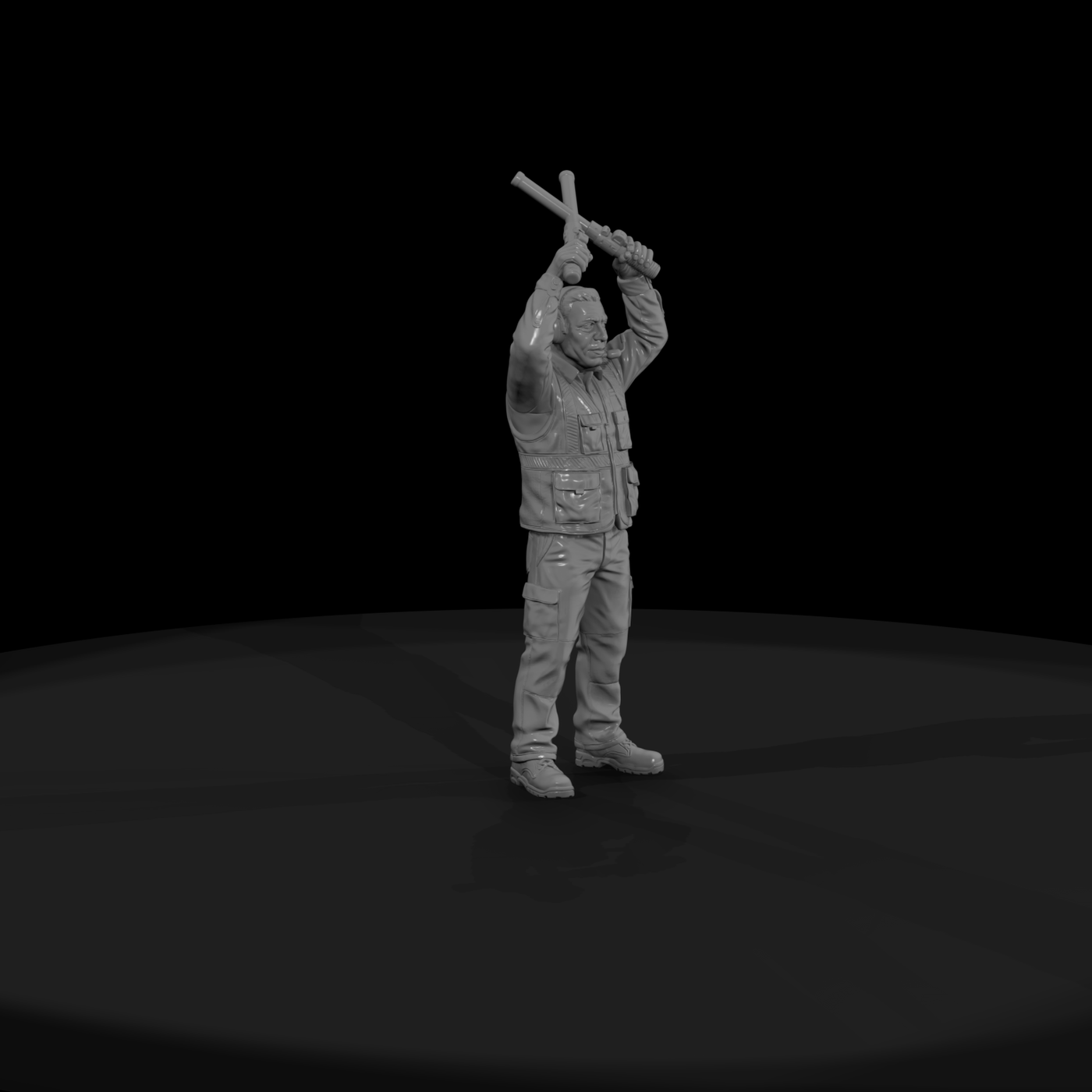 Air 050 Worker Ramp Agent Wands Night