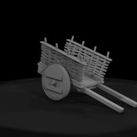 rustic-wicker-hand-cart-diorama-prop-581027 — thumbnail 3